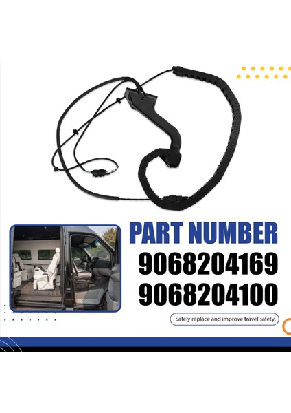 9068204169 Mercedes-Benz Sprinter Için Doğru Alt Sürgülü Kapı Track 2006-2009 9068204100 Kablo Elektrikli Sürülme Kapısı (Yurt Dışından) indirimleri