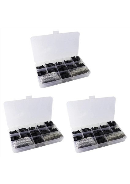 1860 Adet Dupont Konektörü 2 54MM Dupont Kablo Jumper Tel Pin Başlık Konut Kiti Erkek Sıkma Pimleri + Dişi Pin Konnektörü (Yurt Dışından)