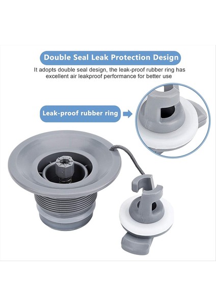 2pcs Şişirilebilir Tekne Valf Conta, Hava Tracks Valfı, Hava Paletleri Hava Tapası, Kayak Hava Vanası Şişirilebilir Tekne Valfı (Yurt Dışından) modelleri