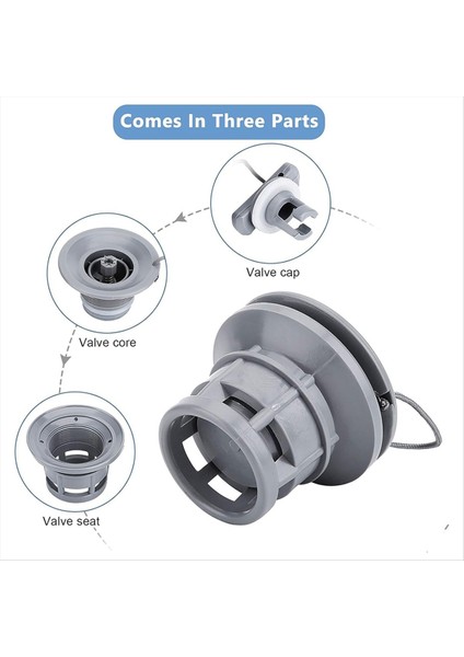 2pcs Şişirilebilir Tekne Valf Conta, Hava Tracks Valfı, Hava Paletleri Hava Tapası, Kayak Hava Vanası Şişirilebilir Tekne Valfı (Yurt Dışından) fırsatları