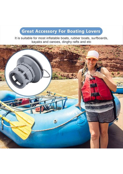 2pcs Şişirilebilir Tekne Valf Conta, Hava Tracks Valfı, Hava Paletleri Hava Tapası, Kayak Hava Vanası Şişirilebilir Tekne Valfı (Yurt Dışından) indirimleri