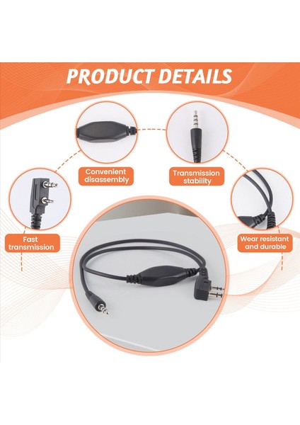 Baofeng/kenwood/wouxun/tyt Quansheng Android(Aprsdroid)-Ios (Aprspro) Için 4x Aprs-K1 Kablo Ses Arabirim Kablosu (Yurt Dışından) indirimleri