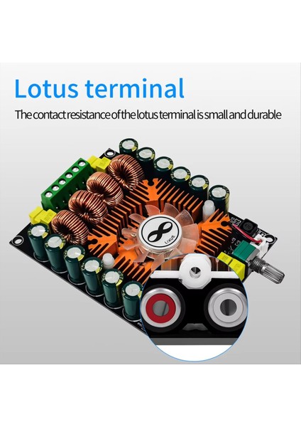 3pcs TDA7498E 2.0 Hıfı Stereo Modül 160WX2 Yüksek Güçlü Dijital Güç Amplifikatör Kartı Desteği Btl 220W Soğutma Fanı ile (Yurt Dışından) fırsatları