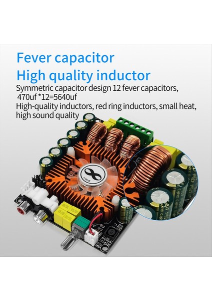 3pcs TDA7498E 2.0 Hıfı Stereo Modül 160WX2 Yüksek Güçlü Dijital Güç Amplifikatör Kartı Desteği Btl 220W Soğutma Fanı ile (Yurt Dışından) indirimleri