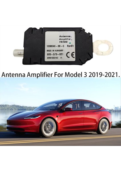 1098046-00-C Tesla Model 3 2019-2021 920-573-021 Için Araba Anten Amplifikatörü (Yurt Dışından) fiyatları