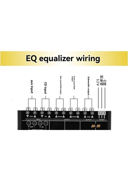 Araç Ses 7 Bant Ekolayzır Araba Amplifikatörü Eq Ekolayzer Sınıfı Ateş Ses Araba Tuner Evrensel (Yurt Dışından) modelleri