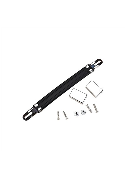 2x Gitar Tüp Amplifikatör Dolap Kulpu Gümüş Kaplama Uç Kapakları ile Hoparlör Kabini Amp Askı Kolu (Yurt Dışından) fırsatları