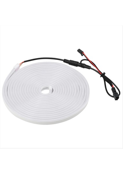 Tesla Model 3 Için Highland Bagaj LED Silikon Şerit Işık Esnek Kauçuk Lambalar Araba Iç Hafif Beyaz (Yurt Dışından)