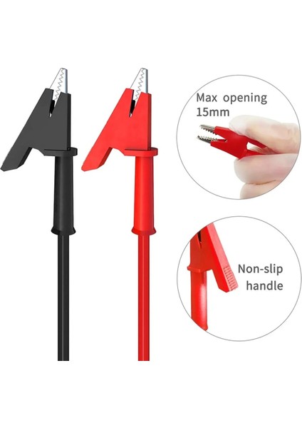 P1205 Güvenlik Bnc Erkek Fiş Çift Timsah Klipleri RG58 Timsah Kelepçe Osiloskop Test Ucu Için Koaksiyel Kablo 120 cm (Yurt Dışından) fırsatları