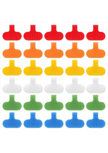 120 Pcs Kablo Etiketleri Kablo Etiketleri Kablo Yönetimi ve Tanımlaması Için Tel Etiketleri Üzerine Çok Renkli Yazma Etiketleri (Yurt Dışından) fiyatları