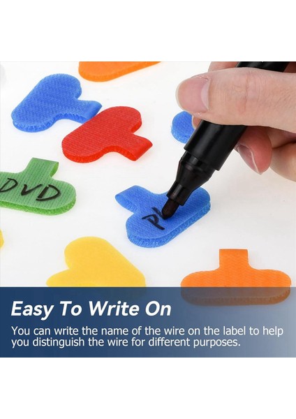 120 Pcs Kablo Etiketleri Kablo Etiketleri Kablo Yönetimi ve Tanımlaması Için Tel Etiketleri Üzerine Çok Renkli Yazma Etiketleri (Yurt Dışından) fırsatları