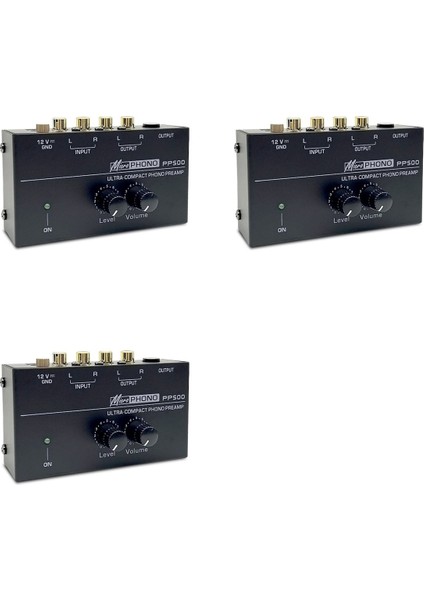 3x PP500 Plak Çalar Preamplifikatör Vinil Pikap Amplifikatör Preamplifikatör Pikap Ses Kontrol Amplifikatörü Abd Fiş (Yurt Dışından)