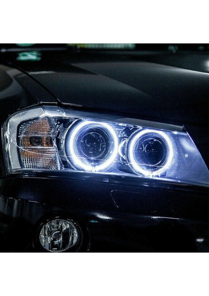 2 Takım Araba Halo Melek Gözü LED Işık H8 6W Beyaz Ampuller Bmw E90 E92 E93 E89 E60 E70 (Yurt Dışından) fırsatları
