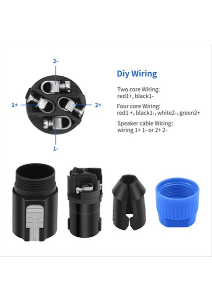 5pcs 4 Pin NL4FC Hoparlör Konnektör Tapı Kilitli Hoparlör ile NL4FX NLT4X NL2FC Aksesuarları Için (Yurt Dışından) fiyatları