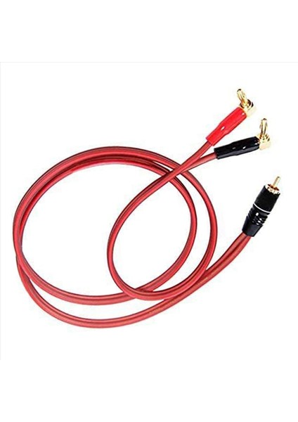 3x Muz Fiş Rca Hoparlör Kablosu Hoparlör Kablosu Rca Erkek Muz Fişleri (2 Banana) 4n Ofc Hifi Hoparlör Kablosu 2 M (Yurt Dışından) fiyatları