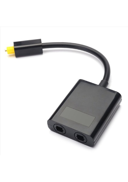 2x Çift Bağlantı Noktalı Dijital Optik Fiber Ses Ayırıcı Kablo Adaptörü 1&#39 I 2 Çıkışlı (Yurt Dışından) fiyatları