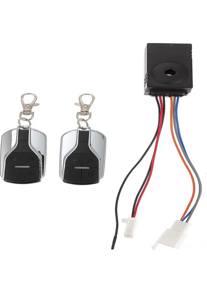 36V-72V Elektrikli Araba Anti-Hırsızlık Alarmı Scooter Korna Alarmı Scooter Uzaktan Kumanda ve Kilit Aksesuarları (Yurt Dışından)