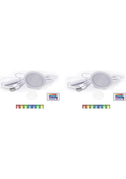 2x Dıy Modeli LED Lamba Kiti Parlak Işık Enerji Verimli Özel Aydınlatma Projesi Çok Renkli LED Işık Parçaları (Yurt Dışından)