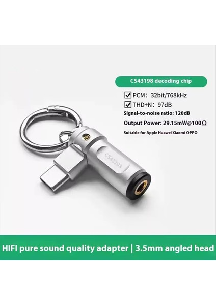 Kodolotıng Ekplifici Tip C Tükleme CS43198 Kulaklık Adaptörü Tüm Bakır Taşınabilir Amplifikatör (Yurt Dışından) fiyatları