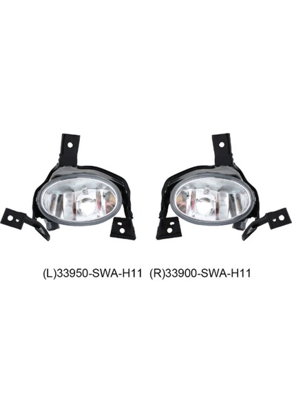 Araba Ön Sis Aydınlatma Koruması Ampul Olmadan 33900-SWA-H11 33950-SWA-H11 Honda Crv 2010-2011 Için Sol (Yurt Dışından) indirimleri
