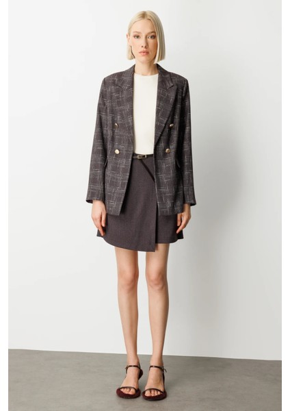 Ekoseli Kapak Cepli Ceket fırsatları