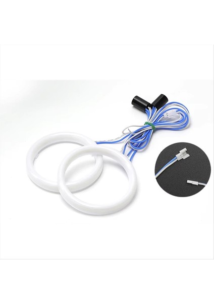 2pcs Araba Halo Ring Melek Gözleri Önde 6 mm Beyaz Işık Motosiklet Arabası Melek Gözler Su Geçirmez Sinyal Işığı 12V (Yurt Dışından) fiyatları