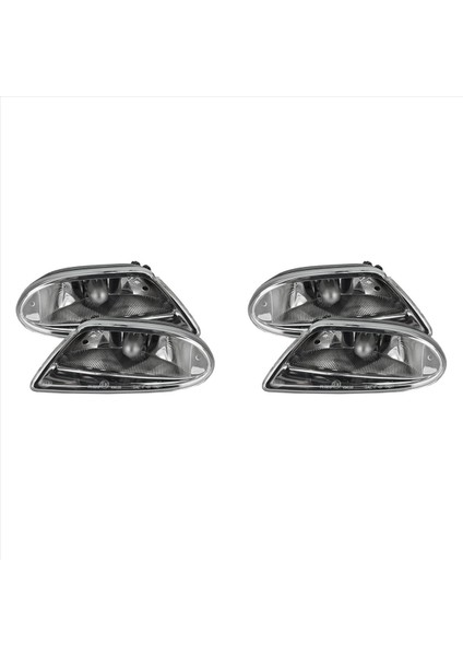 2 Çift Araba Anti-Sis Lambası Sürüş Lambası Mercedes-Benz Için W163 ML320 ML350 ML430 ML500 1998-2005 A1638200328 A1638200428 (Yurt Dışından)