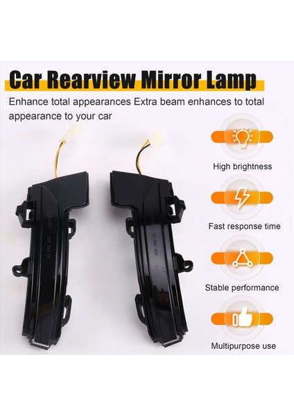 Araba Dikiz Aynası Lambası Dinamik Dönüş Sinyali Işıkları Skoda Octavia Için LED Göstergesi Mk3 5e Vw T-Roc (Yurt Dışından) fırsatları