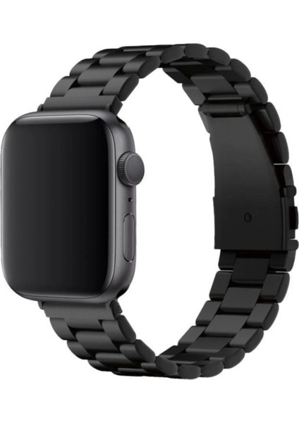 Flm Apple Watch 42MM Metal Baklalı Kordon - Siyah fiyatları