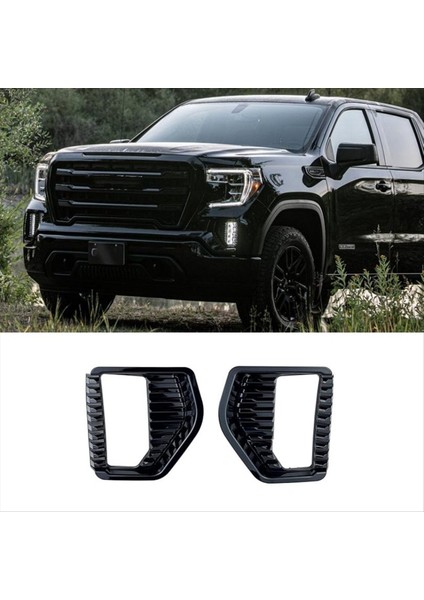 Ön Sis Fark Kapağı Çerçeveleri 84220375 84220374 Gmc Sierra Için 1500 2019-2021 Aksesuarlar, 1 Çift (Yurt Dışından) fiyatları