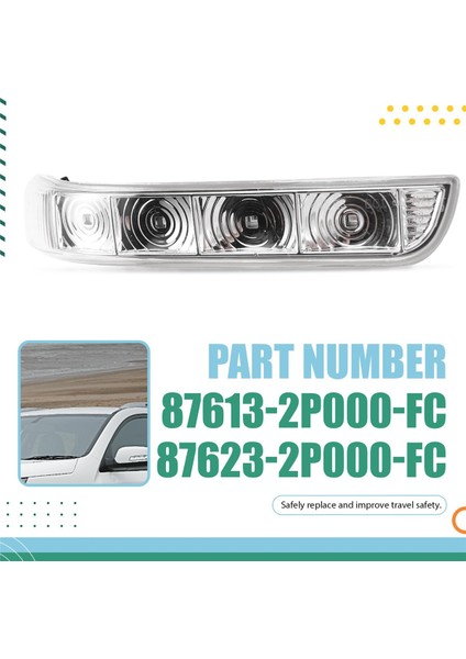 Araba Dikiz Yan Ayna Dönüş Sinyali 4 LED Gösterge Işığı Kıa Sorento Xm 2009 - 2014 Için (Yurt Dışından) indirimleri