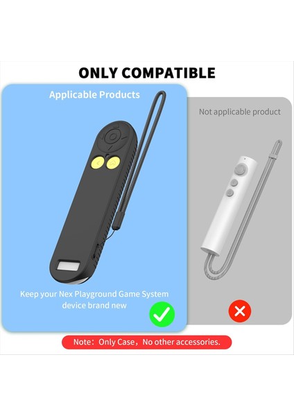 Nex Oyun Alanı Oyun Sistemi Için Silikon Uzaktan Kapak Uzaktan - Kordonlu Kaymaz Darbeye Dayanıklı Koruyucu Kılıf Siyah (Yurt Dışından) fırsatları
