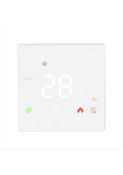 Tuya Wifi Akıllı Termostat Elektrikli Yerden Isıtma Trv Su Gazları Kazan Sıcaklığı Ses Uzaktan Kumanda Alexa B (Yurt Dışından)