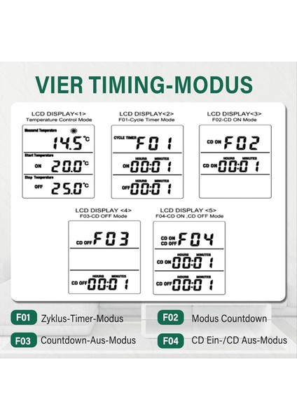 Termostat Soketi Dijital Sıcaklık Denetleyicisi Soketi 16A LCD Ekran Isıtma ve Soğutma Sürüngen Termostat Ab Fişi (Yurt Dışından) modelleri