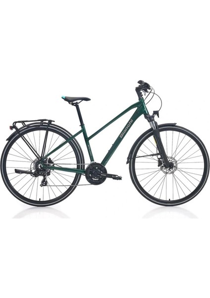 Bıanchı Newtourer 21 St Tourney Kadın Şehir Bisikleti 510H Hd 28 Jant 21 Vites Koyu Yeşil Gri