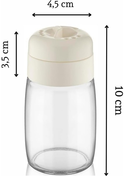 Life 2 Adet 100 ml Döner Kapaklı Cam Baharatlık Takımı MIT1090 fiyatları