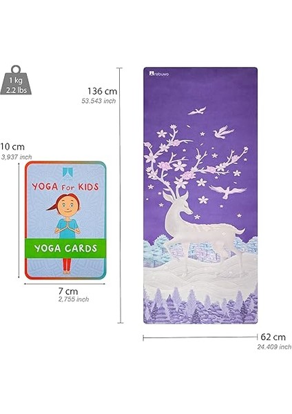 Kauçuk Çocuk Yoga Pilates Matı fiyatları