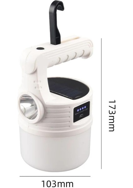 LED Güneş Enerjili Kamp LAMBASI–2000 Lümen Süper Parlak, 5 Aydınlatma Modlu,usb ile Şarj Edilebilir Dış Mekan,asılabilir Torch El Feneri indirimleri