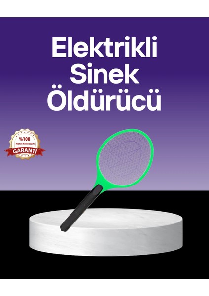 Çocuk ve Evcil Hayvan Dostu Elektrikli Sinek Raketi | Güvenli Kullanım