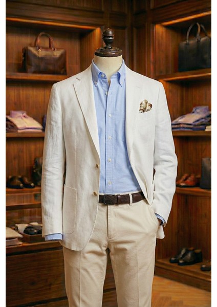 Hakiki Deri Erkek Örgü Esnek Kemer – 3,5cm