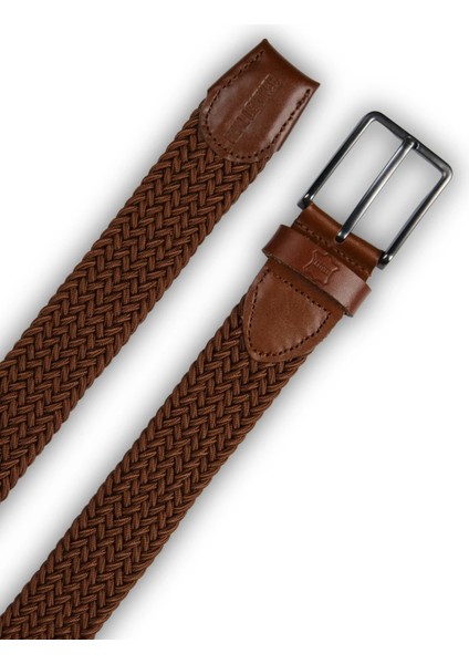 Hakiki Deri Erkek Örgü Esnek Kemer – 3,5cm modelleri