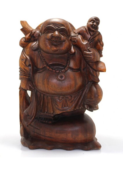 Ayakta Ahşap Buda Figürü 50 cm LIV2144