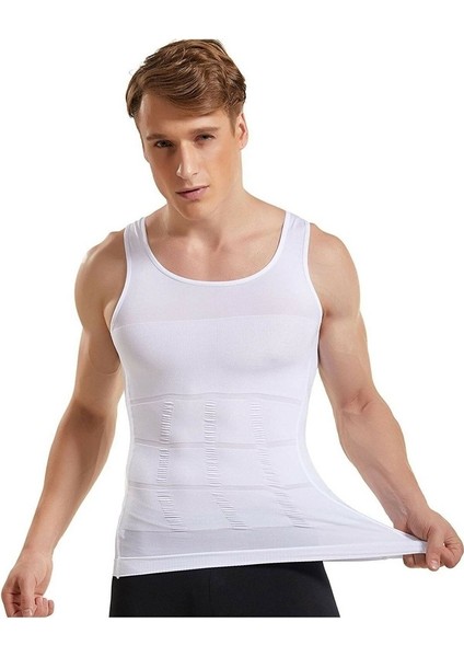 Erkek Şekillendirici Atlet, Incelten Atlet, Erkek Toparlayıcı, Slim Fit Korse Atlet, Beyaz Atlet Erkekerkek Korse fiyatları