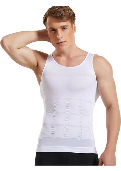 Erkek Şekillendirici Atlet, Incelten Atlet, Erkek Toparlayıcı, Slim Fit Korse Atlet, Beyaz Atlet Erkekerkek Korse modelleri