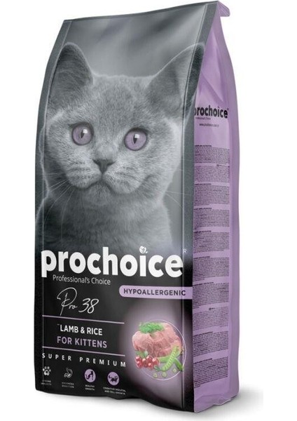 Prochoice Pro 38 Kuzu Etli Yavru Kedi Maması 15 kg