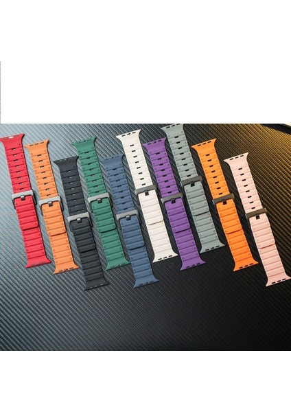 CPT83 Apple Watch 42MM Magnus Mıknatıslı Silikon Kordon - Yıldız Işığı fiyatları