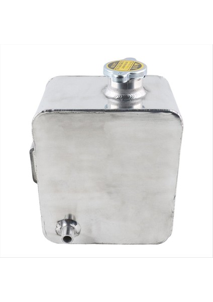 Araç Modifikasyonu Geçirgen Kabarcık Pot Alüminyum 2 5l Soğutucu Radyatör Su Deposu Taşma Genişleme Tankı Gümüş (Yurt Dışından)