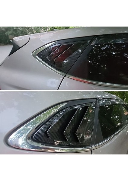 Arka Yan Pencere Kartvers Hava Havalandırma Kepçe Gölgeleri Panel Trim Aksesuarları Hyundai Tucson 2016-2020 - Abs Karbon Fiber (Yurt Dışından) fırsatları