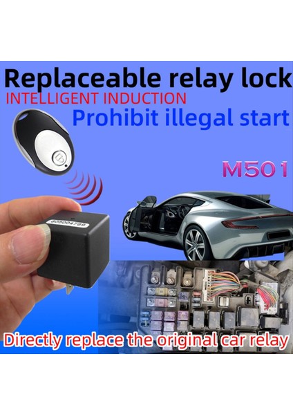 12V Kablosuz Immobilizer Araç Motor Kilidi Akıllı Güvenlik Anti-Hırsızlık Sistemi Değiştirilebilir Röle Şeklinde Cihaz (Yurt Dışından) fiyatları