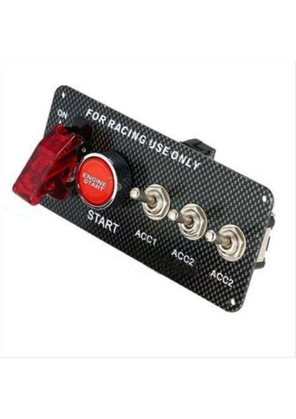 Araba 12V Yarış Araba Ateşleme Anahtarı Panel Motor Başlat Kontak Push Düğmeleri Durdur Geçiş Anahtarı Panel (Yurt Dışından) indirimleri
